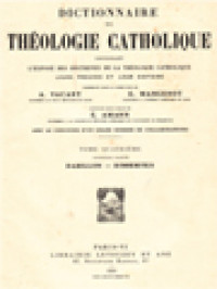 Dictionnaire De Théologie Catholique: Contenant L'exposé Des Doctrines De La Théologie Catholique, Leurs Preuves Et Leur Histoire X.1. (Maronite - Messe)