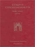 Corpus Christianorum: S. Hieronymi Presbyteri Opera, Pars II: Opera Homiletica