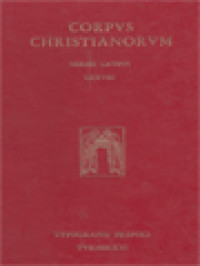 Image of Corpus Christianorum: S. Hieronymi Presbyteri Opera, Pars II: Opera Homiletica