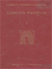 Corpus Christianorum, Lingua Patrum I: Bibliographie Signaletique Du Latin Des Chretiens