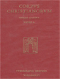 Corpus Christianorum: Prosperi Aquitani Opera, Pars 2: Expositio Psalmorum Liber Sententiarum