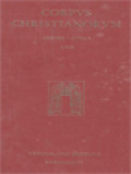 Corpus Christianorum: Aurelii Augustini Opera, Sancti Aurelii Augustini, Retractationum Libri II