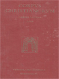 Image of Corpus Christianorum: Aurelii Augustini Opera, Sancti Aurelii Augustini, Retractationum Libri II