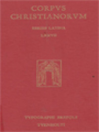 Image of Corpus Christianorum: S. Hieronymi Presbyteri Opera, Pars I, 7: Opera Exegetica, Commentariorum In Matheum, Libri IV