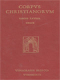 Corpus Christianorum: Concilia Africae, A. 345 - A. 525