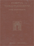 Corpus Christianorum: Écrits Apocryphes Sur Les Apôtres, Traduction De L'édition Armenienne De Venise, I. Pierre, Paul, André, Jacques, Jean