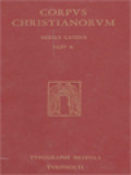 Corpus Christianorum: Aurelii Augustini Opera, Pars XIII, 2: Sancti Aurelii Augustini, De Diversis Quaestionibus Octoginta Tribus, De Octo Dulcitii Quaestionibus