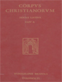 Corpus Christianorum: Aurelii Augustini Opera, Pars XIII, 2: Sancti Aurelii Augustini, De Diversis Quaestionibus Octoginta Tribus, De Octo Dulcitii Quaestionibus