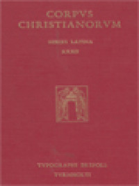 Corpus Christianorum: Aurelii Augustini Opera, Pars IV, 1: Sancti Aurelii Augustini, De doctrina Christiana De Vera Religione