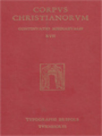 Image of Corpus Christianorum, Continuatio Mediaeualis XVII: Ioannis De Forda Sermones I - LXIX, Super Extremam Partem Cantici Canticorum Sermones CXX