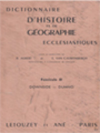 Dictionnaire D'Histoire Et De Géographie Ecclésiastiques 81: Downside - Dumno