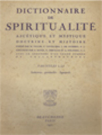 Dictionnaire De Spiritualité (Ascétique Et Mystique; Doctrine Et Histoire) Tome VII.4: Industries Spirituelles - Izquierdo