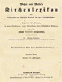 Wetzer Und Welte's Kirchenlexikon Oder Encyklopädie Der Katholischen Theologie Und Ihrer Hülfswissenschaften XII: Trier Bis Zwingli