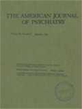 The American Journal Of Psychiatry: Oscillations Of Attachment In Borderline Personality Disorder, Quality Assurance Monitoring In Psychiatry, Comorbidity Of Substance Abuse And Other Psychiatric Disorders In Adolescents