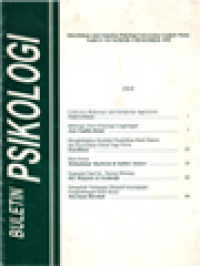 Buletin Psikologi: Collective Behaviour And Intergroup Aggression, Beberapa Teori Psikologi Lingkungan, Menghidupkan Kembali Pendidikan Budi Pekerti Dan Kecerdasan Emosi Bagi Siswa, Stres Kerja, Negosiasi Saat Ini: Semua Menang, Mengubah Tantangan Menjadi Kesempatan: Pengembangan Karir Kerja