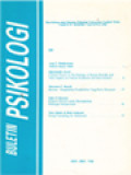 Buletin Psikologi: MIKEO Bukan MBO, Cultural Factors In The Etiology Of Mental Disorder And Their Impacts On Clinical Symptoms And Interventation, Burnout: Penghambat Produktifitas Yang Perlu Dicermati, Ekspresi Senyum Untuk Meningkatkan Hubungan Interpersonal, Group Counseling For Adolescent