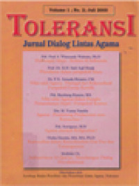 Toleransi: Hubungan Islam - Kristen Di Indonesia, Pluralisme Dalam Perspektif Islam, Nilai-Nilai Agama: Dialogal Dan Rekonsiliatif Perspektif Gereja Katolik, Nilai-Nilai Agama Dalam Rangka Persaudaraan Sejati - Perspektif Kristen, Agama: Pendorong Perdamaian Atau Kerusuhan?, Agama Ataukah Religiositas?, Rasionalitas Dalam Kenyelenehan Gus Dur Dan Tantangannya, Inklusivisme Al-Qur'an: Membangun Dialog Pro-eksistensi