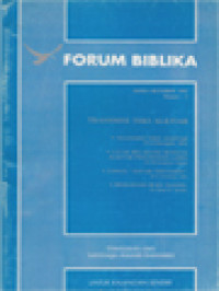 Forum Biblika: Transmisi Teks Alkitab, Latar Belakang Budaya Alkitab Perjanjian Lama, Zaman 