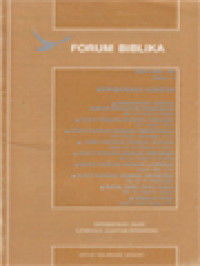 Forum Biblika: Kewibawaan Alkitab: Sebuah Pengantar Pembahasan, Kewibawaan Alkitab Dari Sudut Pandang Seorang Wesleyan, Kewibawaan Alkitab Dari Sudut Pandang Seorang Presbyterian, Kewibawaan Alkitab Dari Sudut Pandang Seorang Katolik, Kewibawaan Alkitab Dari Sudut Pandang Seorang Injili, Kewibawaan Alkitab Dari Sudut Pandang Seorang Lutheran, Kewibawaan Alkitab Dari Sudut Pandang Seorang Methodist, Bapak, Guru, Tuan, Tuhan, Tinjauan Buku: Persebaran Firman Di Sepanjang Zaman