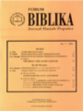 Forum Biblika: Tafsir Perjanjian Baru, Revisi Perjanjian Baru Terjemahan Baru, Revisi PB TB Dan Prinsip Terjemahan Konkordan, Menerjemahkan Mi 'at Bitti Dalam Rut 3:16, Variasi Tekstual Dan Revisi Alkitab