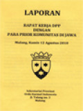 Laporan Rapat Kerja DPP Dengan Para Prior Komunitas Di Jawa