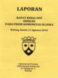 Image of Laporan Rapat Kerja DPP Dengan Para Prior Komunitas Di Jawa