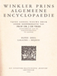 Image of Winkler Prins Algemeene Encyclopaedie XI: Lalaing - Mejico