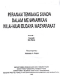 Peranan Tembang Sunda Dalam Menanamkan Nilai-Nilai Budaya Masyarakat