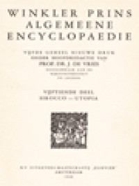 Image of Winkler Prins Algemeene Encyclopaedie XV: Sirocco - Utopia