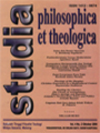 Studia Philosophica Et Theologica: Sains dan Dunia Manusia, Postmodernisme Versus Modernisme, Postmodern Hermeneutik Dan Teologi (Pemikiran Lemah Gianni Vattimo dan Hermeneutika Paul Ricoeur), Theology Of The Margins: Christian Experience In A Multicultural Context, Reading The Classics: The Clouds Of Aristophanes, Plato's Apology And Republic, Aristotle's Nicomachean Ethics And Politics