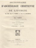 Dictionnaire D'archéologie Chrétienne Et De Liturgie XIV.2: Portier - Romae