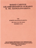 Babad Cariyos Lelampahanipun Suwargi R. Ng. Ranggawarsita I