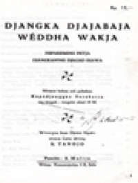 Image of Djangka Djajabaja Wéddha Wakja: Pepakeming Petja Djangkaning Djagad Djawa