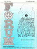 Forum Filsafat: Dengan Ajaran Sosialnya, Gereja Pertama-tama Bukan Guru Melainkan Nabi, Keprihatinan Sosial Gereja (Suatu Studi Atas Pemikiran Sosial Bapa-Bapa Gereja), Beberapa 