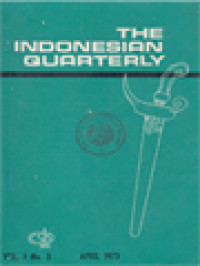 Image of The Indonesian Quarterly: Socio-Political Aspects of The MPR, The Broad Lines of The State Policy, General Government And Regional Autonomy, Pattern of Social Development According To The Broad Lines Of The State Policy, Population Policy And Social Economic Development In The Broad Lines of State Policy, Problems Underlying Educational Reform, The Indonesian Press And Development, Election of The President And Vice President: office Responsibility And Power