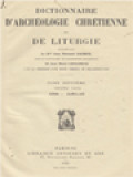 Dictionnaire D'archéologie Chrétienne Et De Liturgie VII.2: Iona - Jubilus