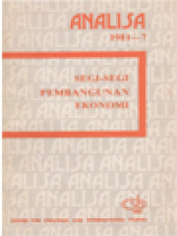 Image of Analisa: Segi-Segi Pembangunan Ekonomi
