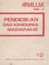 Analisa: Pendidikan Dan Kehidupan Masyarakat