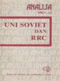 Analisa: Uni Soviet Dan RRC