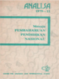 Analisa: Menuju Pembaharuan Pendidikan Nasional