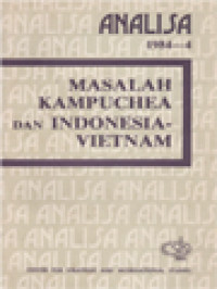 Analisa: Masalah Kampuchea Dan Indonesia-Vietnam