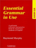 Essential Grammar In Use: A Self-Study Reference And Practice Book For Elementary Students Of English (With Answers)