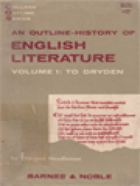 An Outline History Of English Literature I: To Dryden