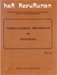 Gereja-Gereja Protestan Di Indonesia