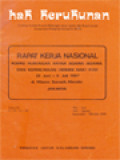 Rapat Kerja Nasional Komisi Hubungan Antar Agama-Agama Dan Kepercayaan (Komisi HAK) KWI 28 Juni-4 Juli 1987 Di Wisma Samadi, Klender Jakarta