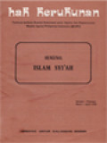 Mengenal Islam Syi'ah
