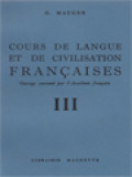 Cours De Langue Et De Civilisation Françaises III