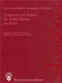 Image of Sermones En Honor De Santa Teresa De Jesús