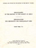 Bibliography Of The History Of The Society Of Jesus