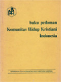 Buku Pedoman Komunitas Hidup Kristiani Indonesia